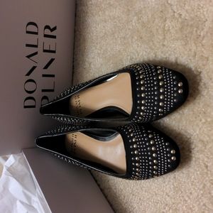 Donald Pliner Black Dress Flats